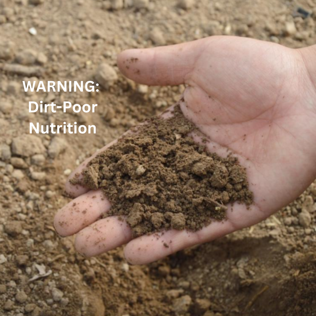 WARNING: Dirt-Poor Nutrition